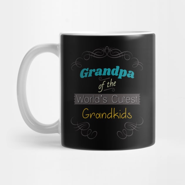 Vintage Grandpa of the World’s Cutest Grandkids Fun Retro by Destination Christian Faith Designs